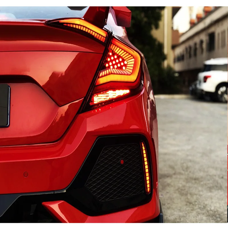 Pilotos traseros parachoques Honda Civic Type R FK8 - imagen 4