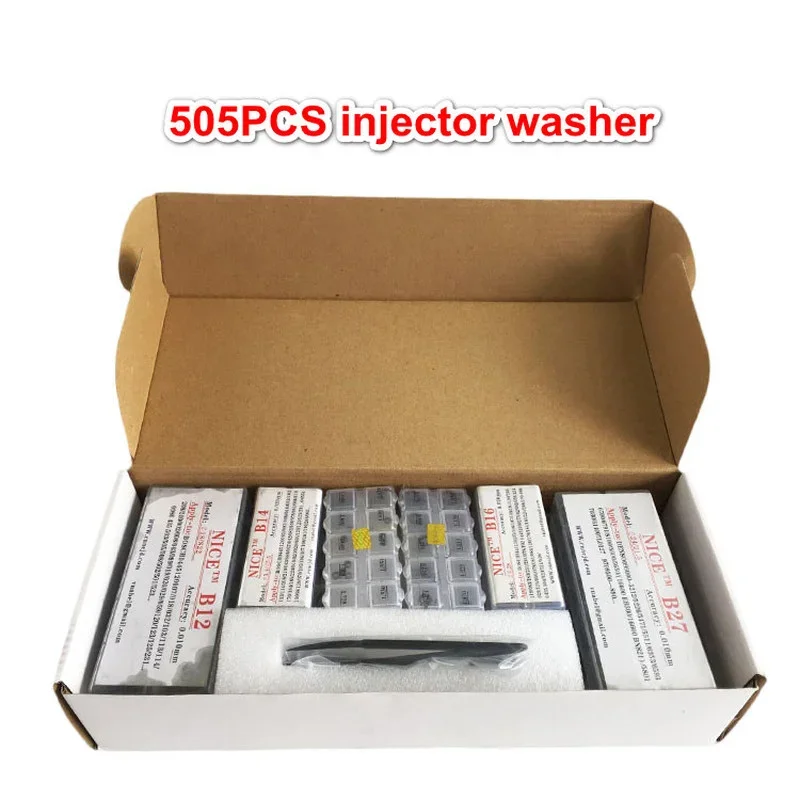 Kit reparación inyector Common Rail CRIN arandelas y juntas Bosch Denso B11-B31