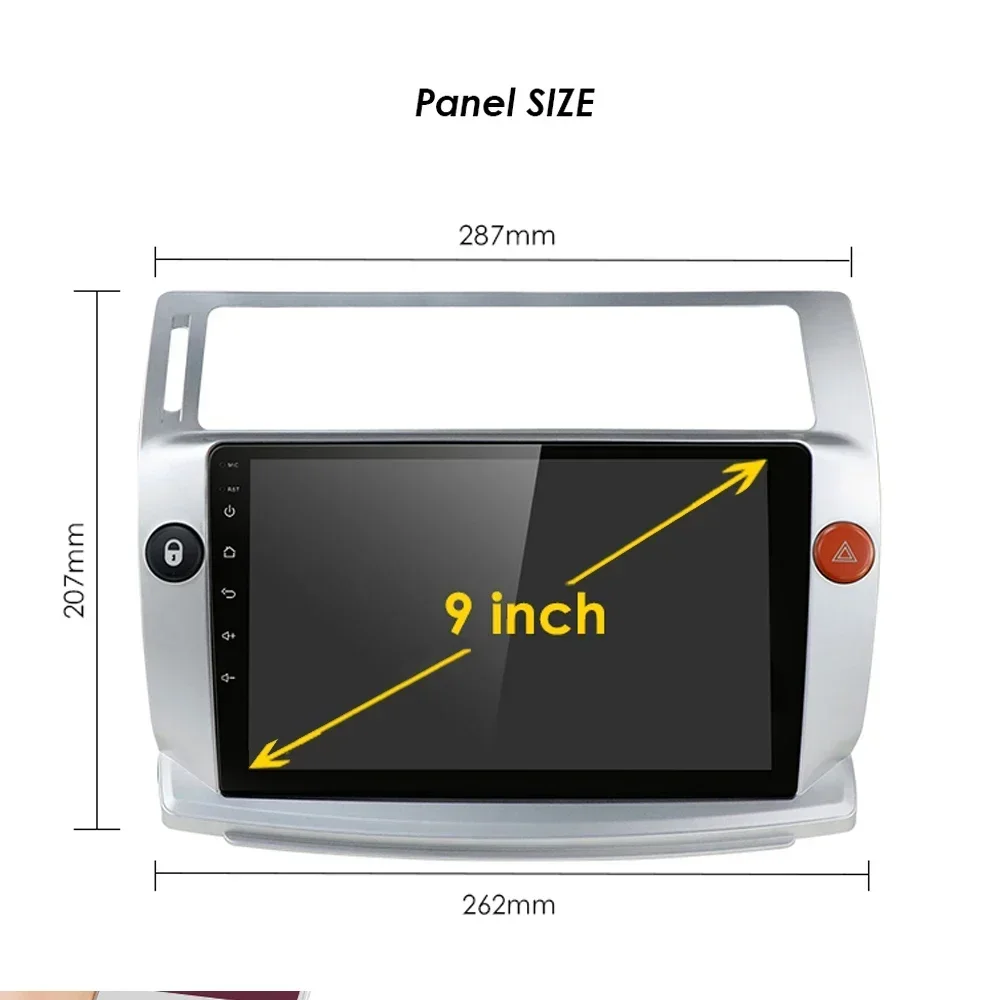 Autoradio Android GPS y Apple CarPlay Citroën C4 2004-2009 - imagen 5