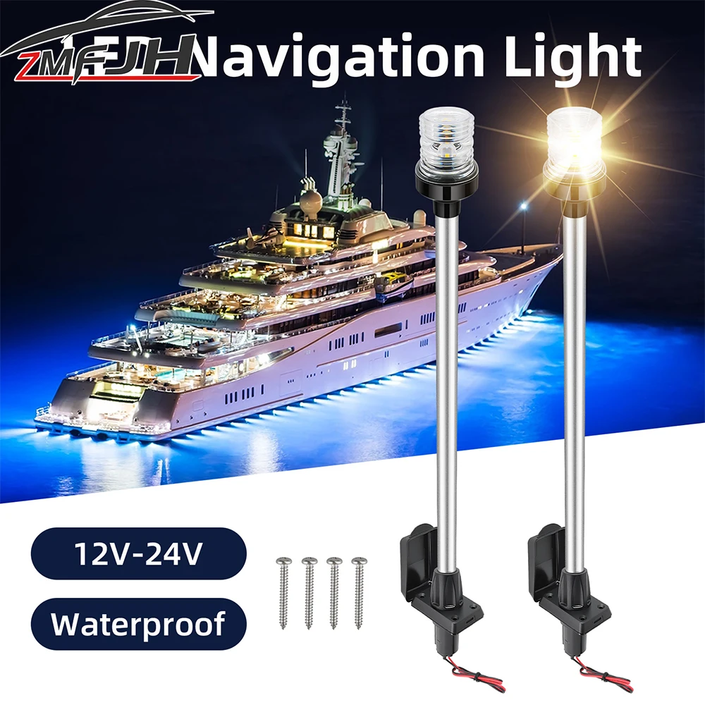 Luz de navegación LED fija poligonal para yates y barcos