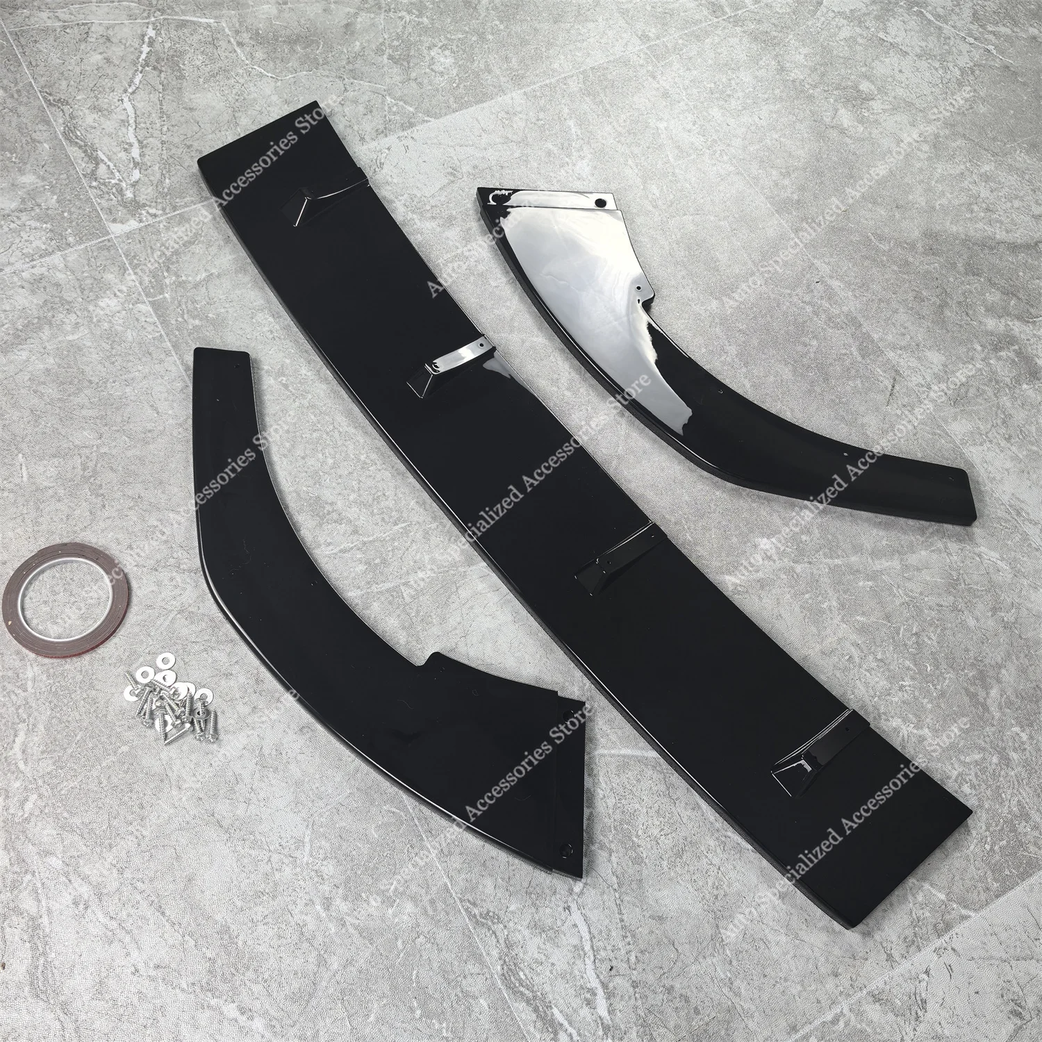 Parachoques ABS negro brillante con alerón – VW Golf Mk8 2020-2024 - imagen 4