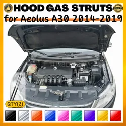 Cantidad (2) puntales de capó para Aeolus A30 2014-2019 capó delantero modificar resortes de Gas amortiguadores soportes de elevación amortiguadores