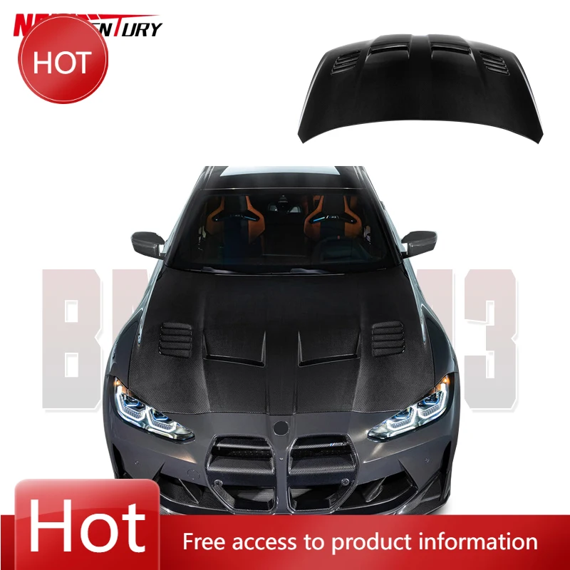 Capó de fibra de carbono GTS para BMW M3 G80/G82/G83