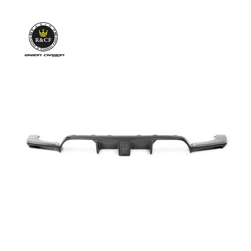Difusor trasero de fibra de carbono con LED para BMW M3/M4 F80/F82