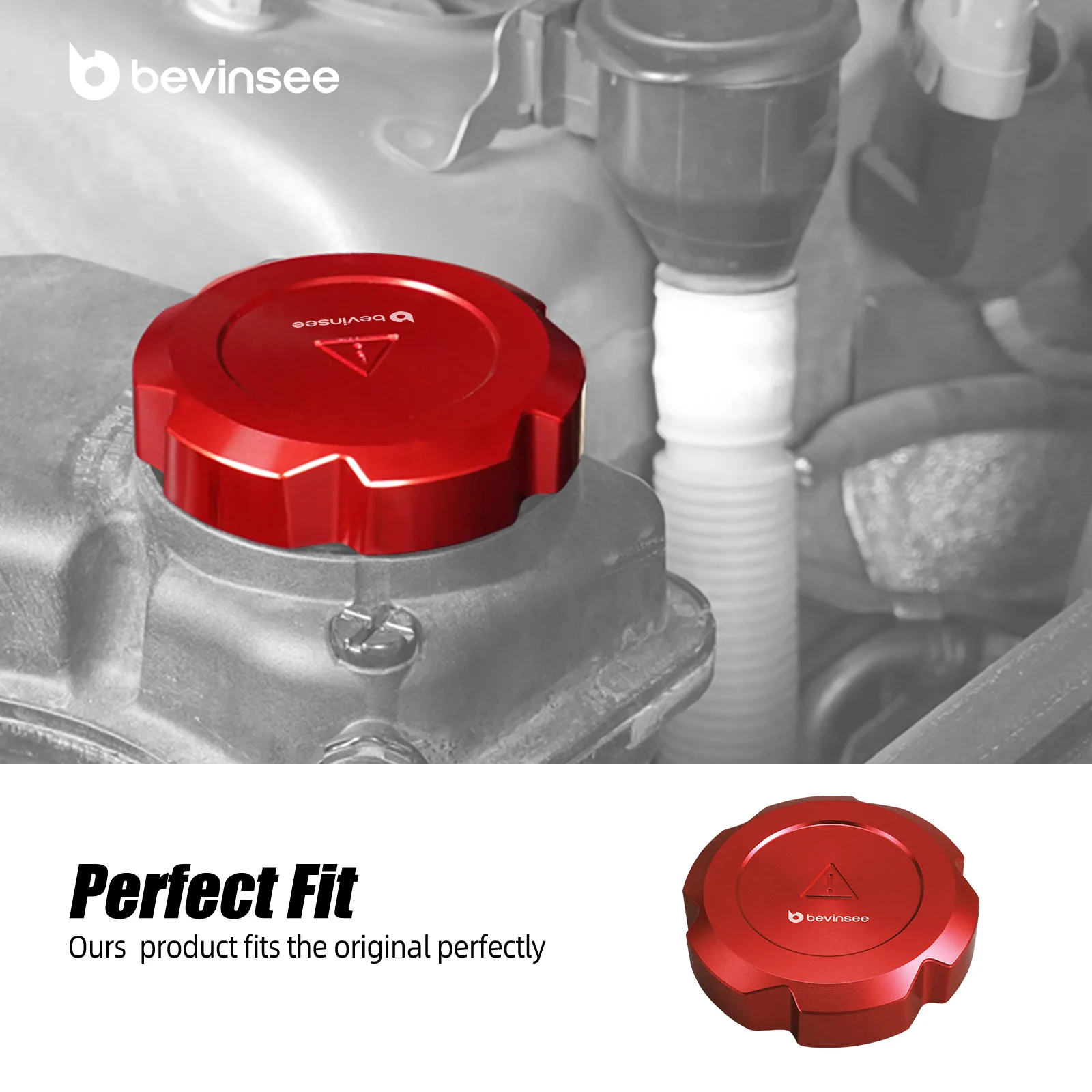 Cubierta depósito refrigerante Bevinsee para BMW E90 y F30 - imagen 4