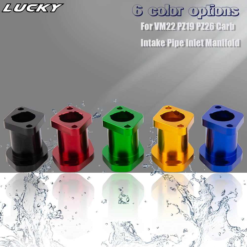 Adaptador colector admisión CNC para carburador VM22/PZ19/PZ26 - imagen 4