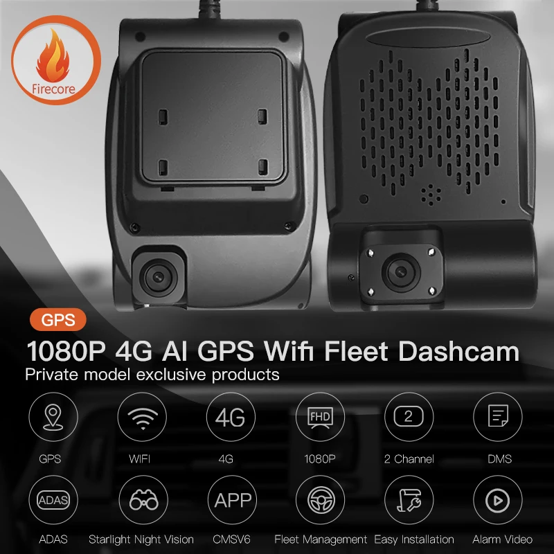 Dashcam 1080P con GPS y ADAS – lente dual para coche - imagen 5