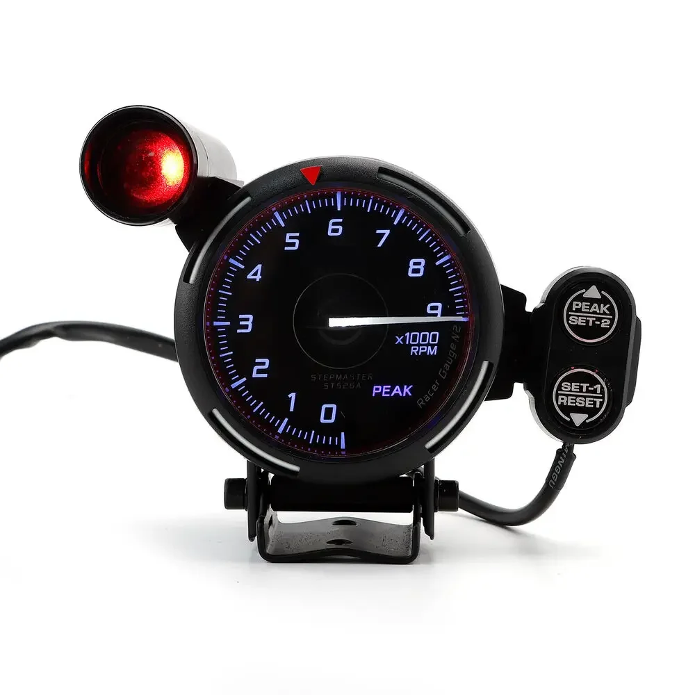 Tacómetro LED 7 colores 3.75" 0-9000 RPM con luz de cambios – 12V - imagen 5