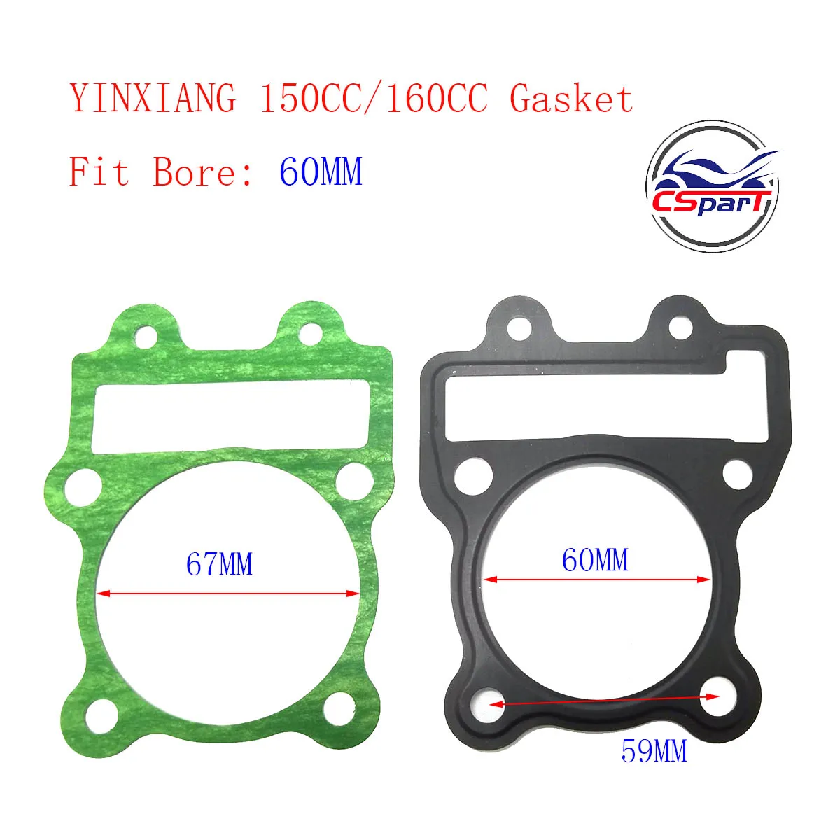 Piezas del kit de cilindro CSPART para Pit Bike