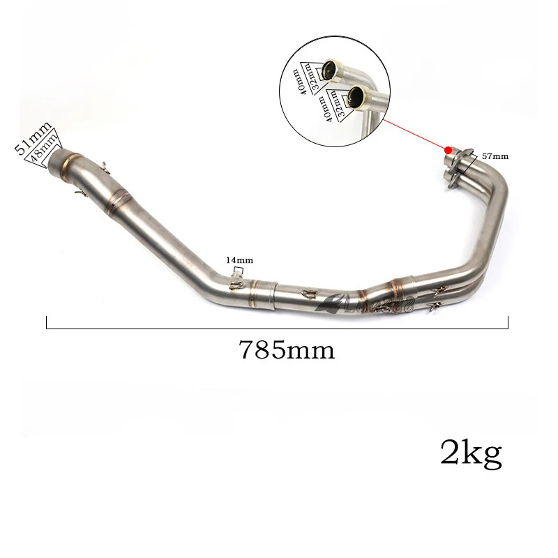 Sistema de escape Yamaha YZF-R3 MT-03 antideslizante 2014-2023 - imagen 2