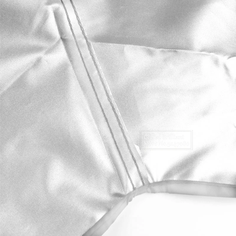 Cubierta de barco marino plateada anti-UV impermeable antiviento - imagen 3