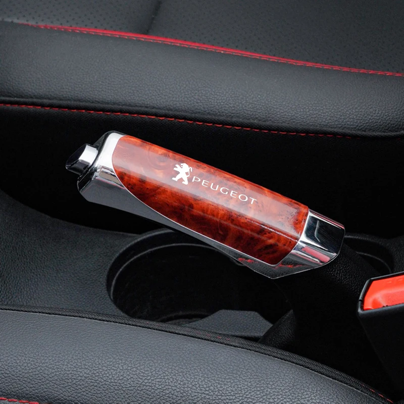 Funda de freno de mano de fibra de carbono para Peugeot 308 y 3008 - imagen 3