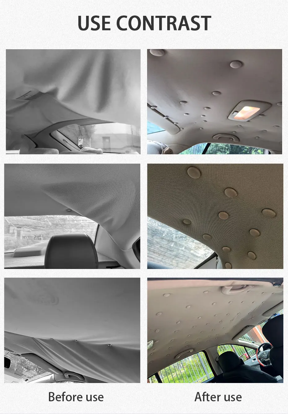 Clip de tela para techo interior de coche