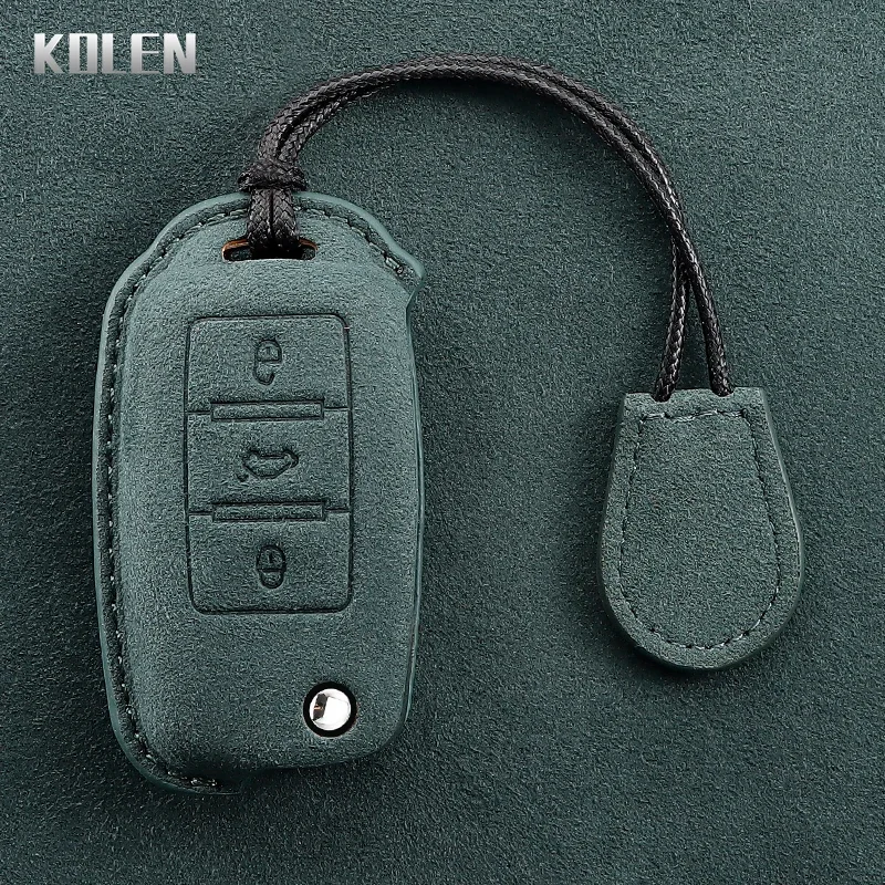 Funda de cuero para llave VW Polo, Golf, Passat y Seat León - imagen 4