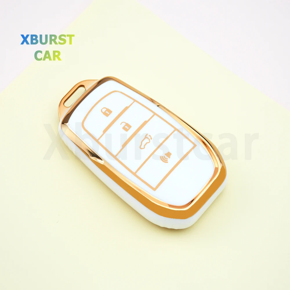 Funda protectora de TPU para llave Toyota Camry, RAV4 y Hilux
