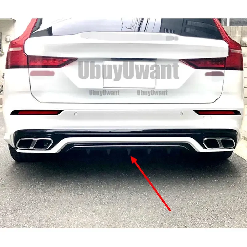 Difusor trasero ABS estilo deportivo para Volvo S60 y V60 2021-2024 - imagen 2