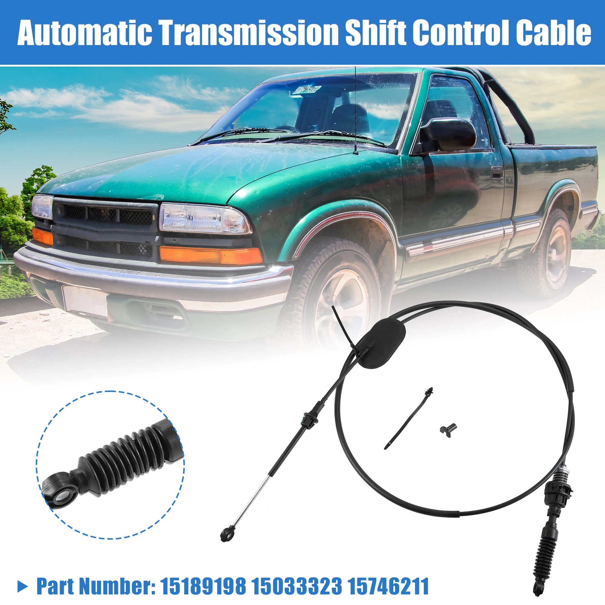 Autohaux Cable cambio marchas para Chevrolet Blazer y GMC Sonoma - imagen 2