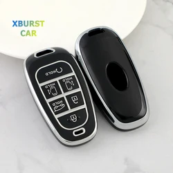 Funda TPU para llave Hyundai, carcasa mando Sonata/Santa Fe