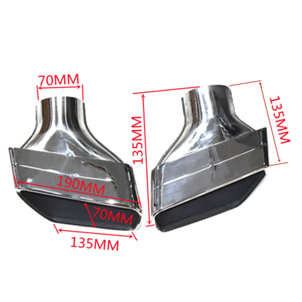 Punta de escape BMW G30/G38 530i en acero inoxidable 304 - imagen 2