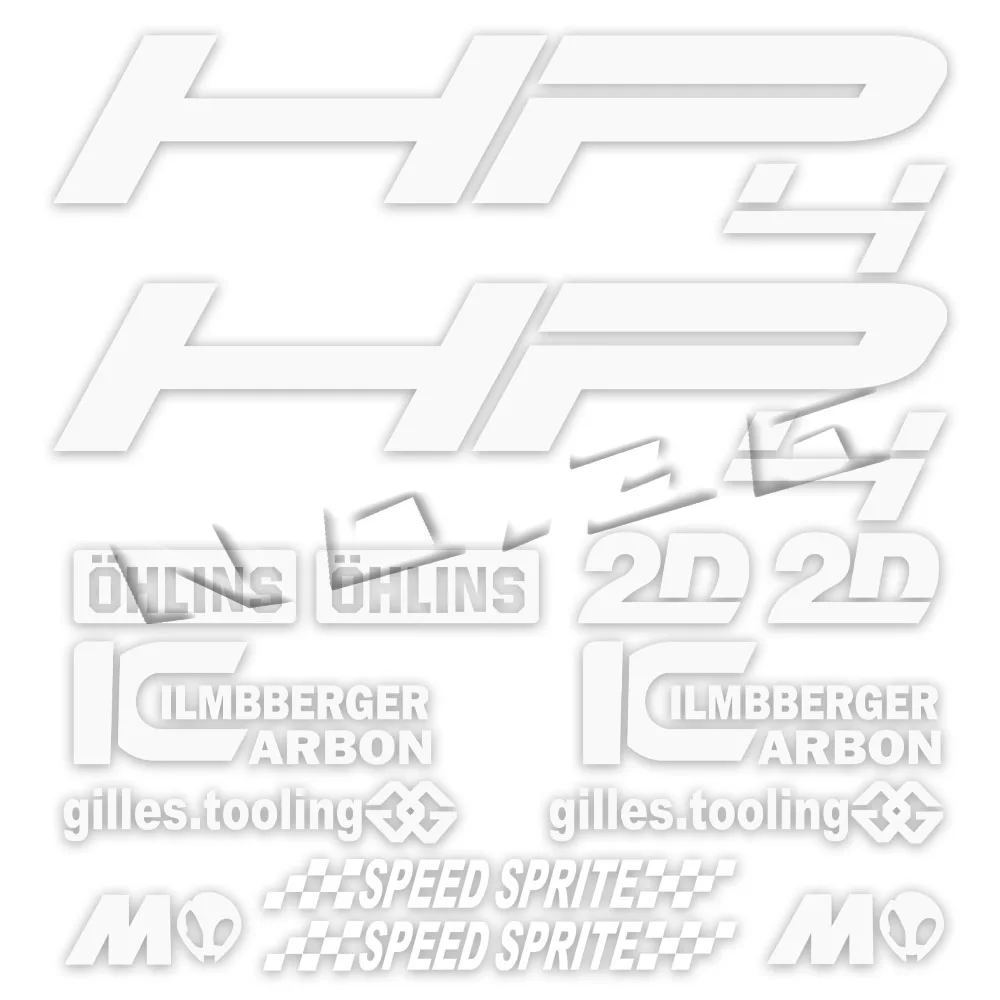 Kit pegatinas carenado impermeables – BMW S1000RR HP4 - imagen 3