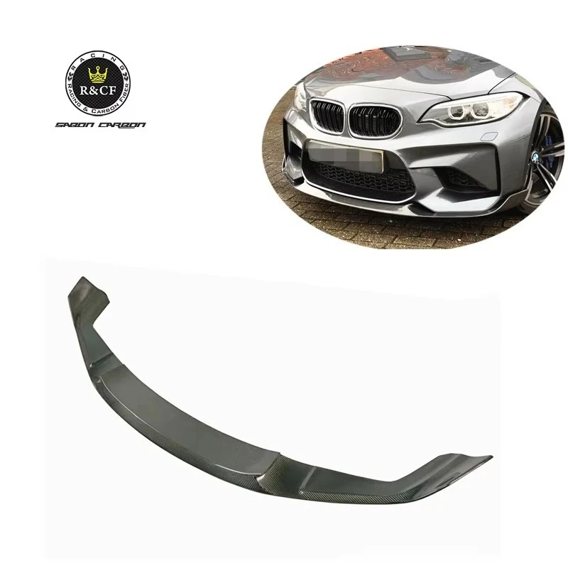 Parachoques delantero fibra de carbono estilo CS para BMW F87 M2