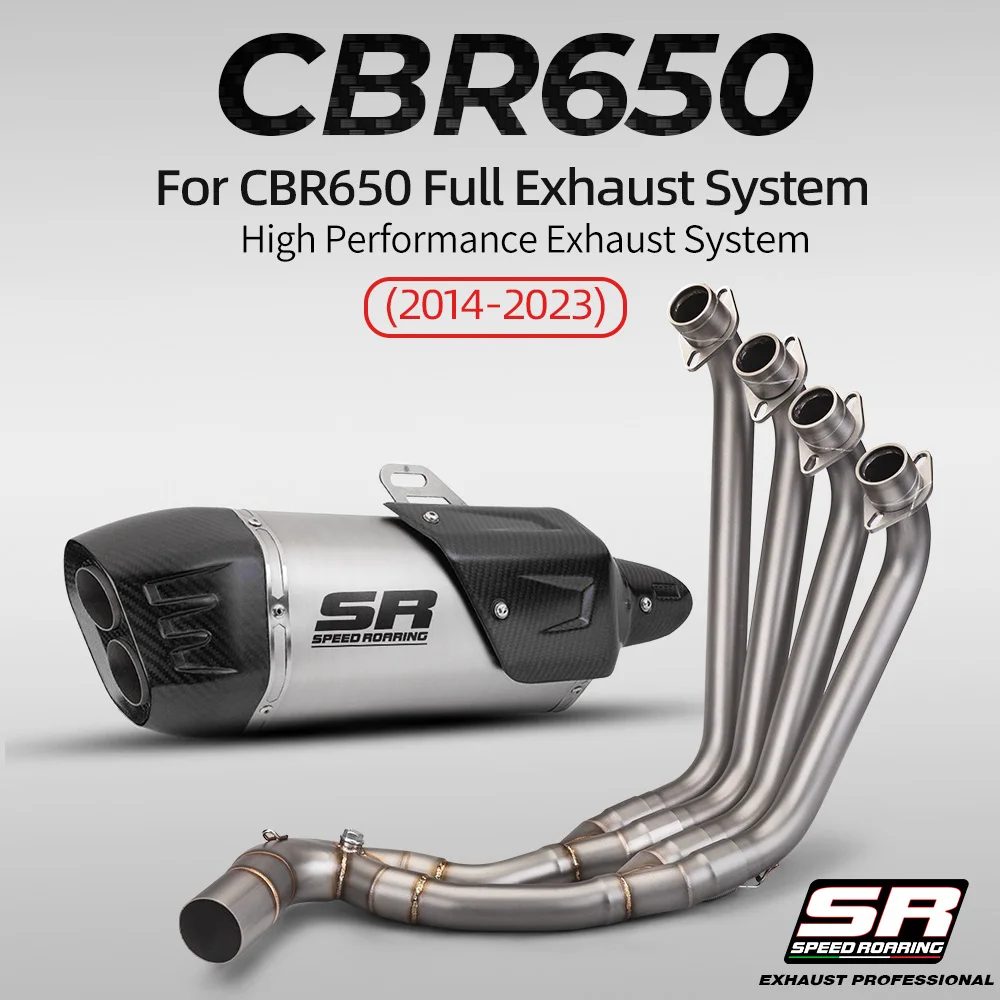 Tubo de enlace frontal deslizante para Escape de motocicleta