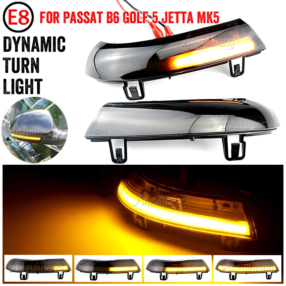Intermitente LED secuencial dinámico para VW Golf 5 GTI y Jetta MK5