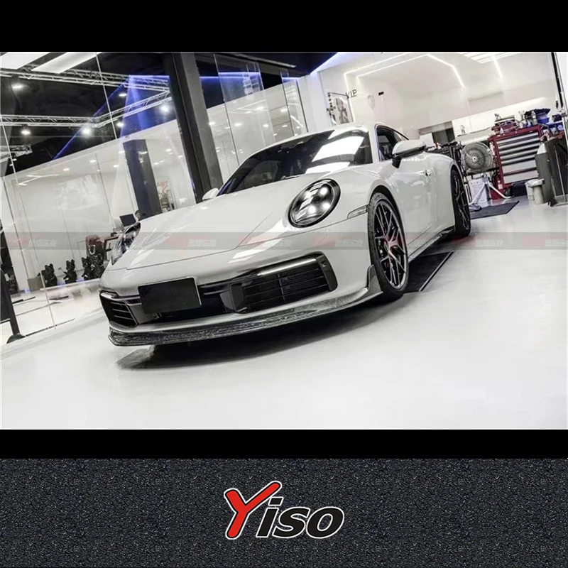 Kit fibra de carbono Porsche 911 992 alerón trasero falda lateral labio - imagen 2