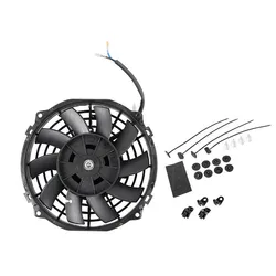 Ventilador eléctrico para radiador universal, 12 V y 7 pulgadas