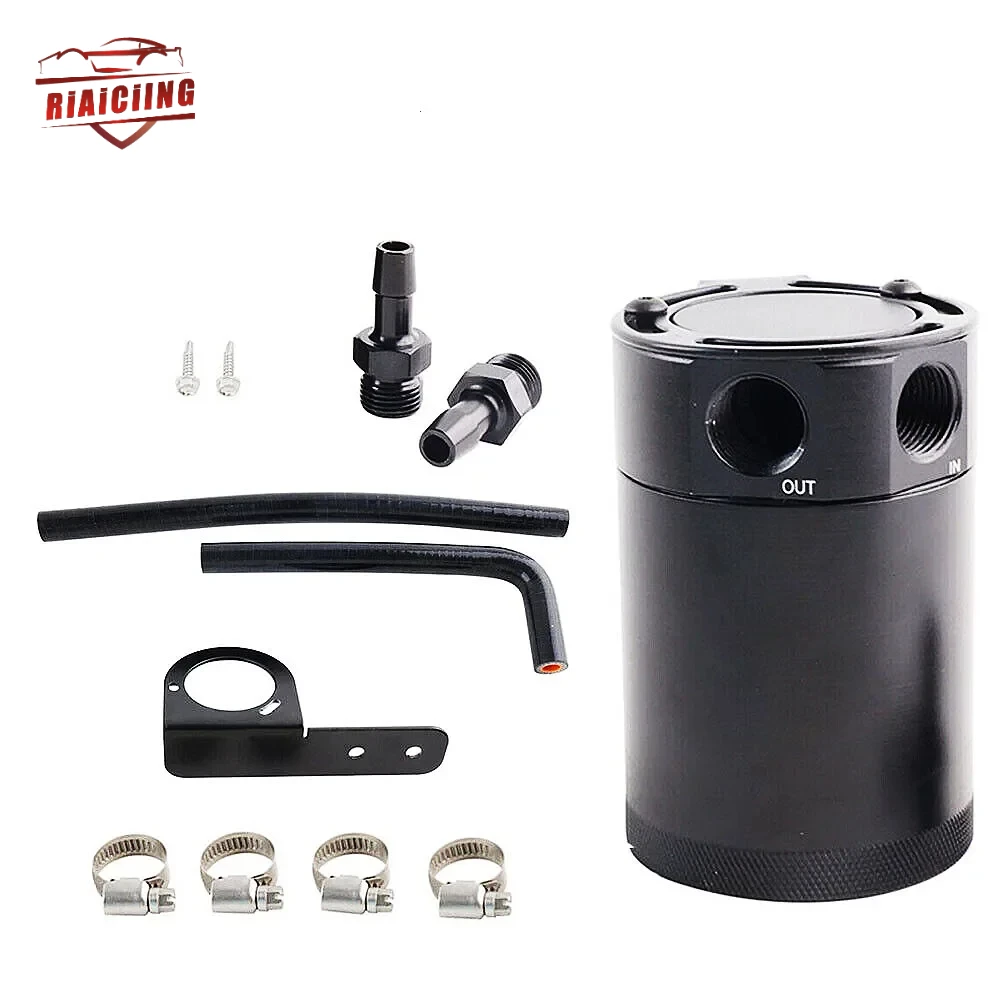Decantador de aceite de aluminio de 2 puertos para Honda Civic