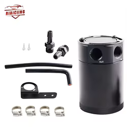 Kit decantador de aceite de aluminio de 2 puertos para Honda Civic