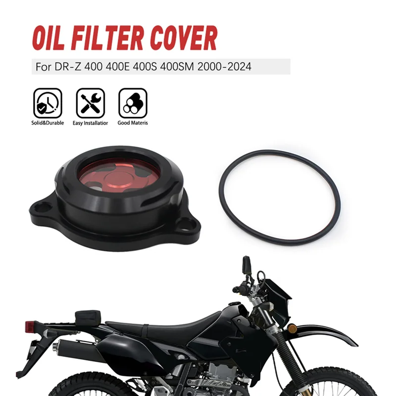 Cubierta tapa filtro de aceite Suzuki DR-Z 400 - imagen 4