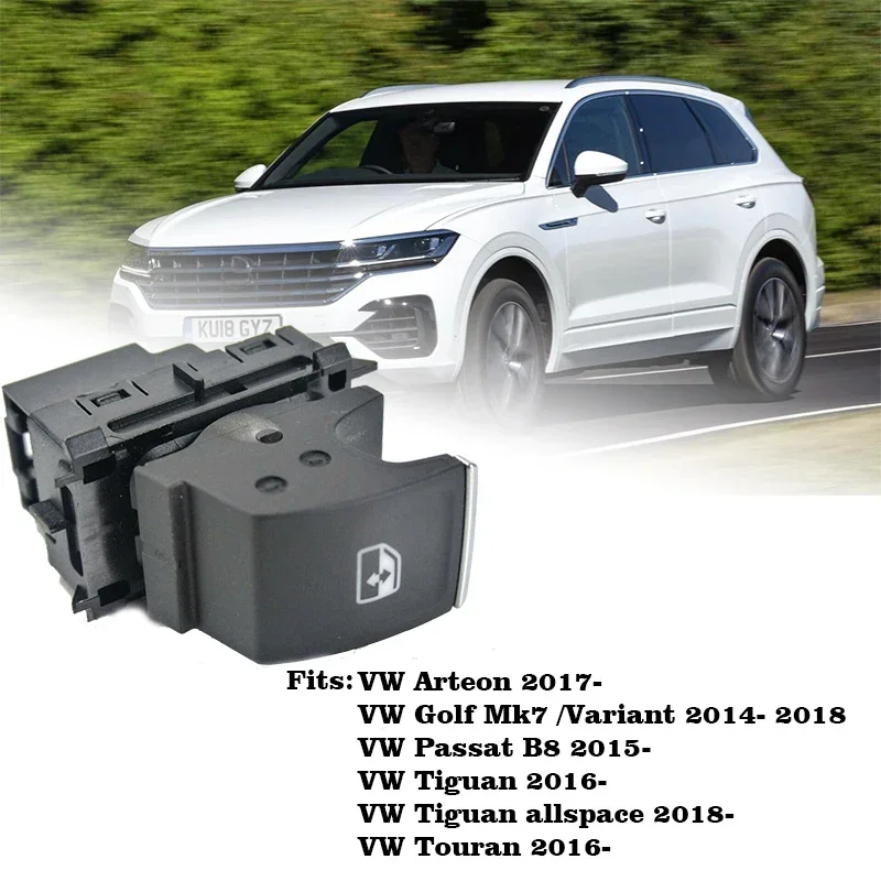 Interruptor elevalunas maestro 5G0959855 VW Golf 7, Passat B8 y Tiguan