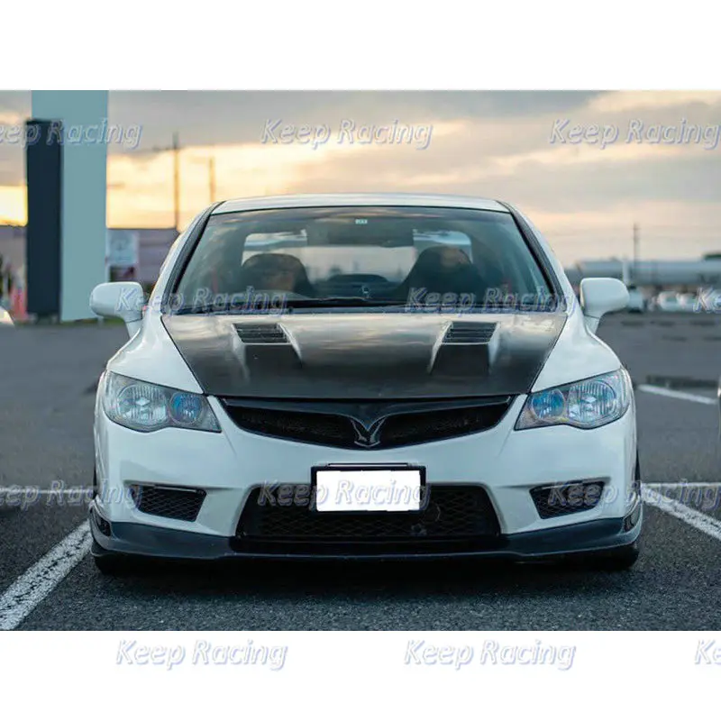 Parrilla fibra carbono Honda Civic FD2 Sedan 2006-2011 - imagen 2