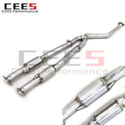Sistema de escape rendimiento acero inoxidable Lexus IS200T 2.0T 2015-2021