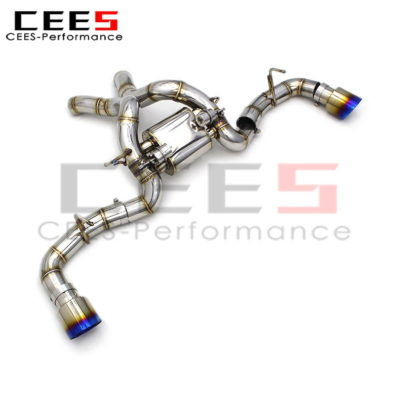 Silenciador de tubos de escape CEES SUS304 Catback para Mclaren 540 540C (3.8T) 2015+ Sistema de escape de carreras con control de válvula - imagen 4