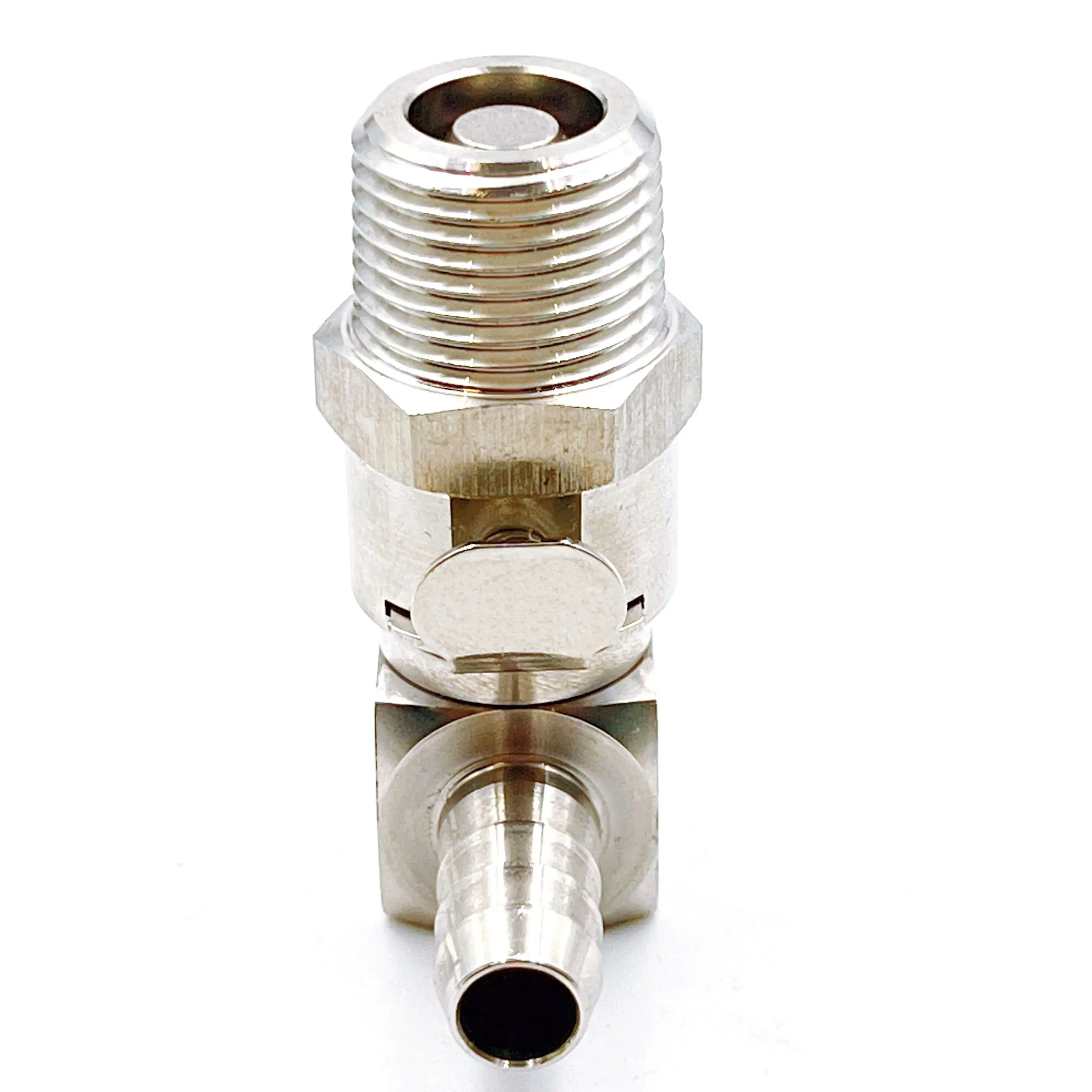 Conector de metal con juntas tóricas VITON