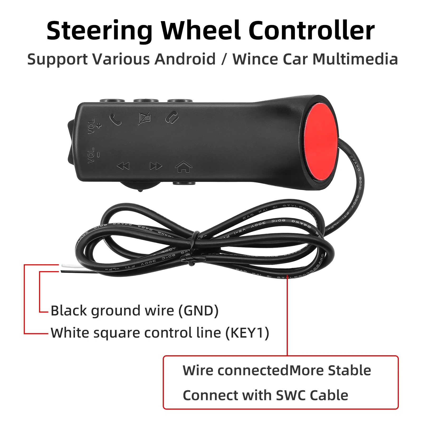 Mando multifunción para volante, audio, GPS y Android - imagen 5