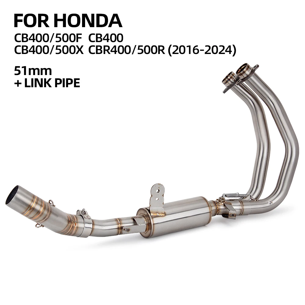 Detalle del escape y el tramo intermedio