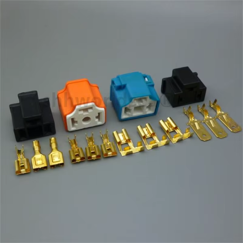 Shhworldsea DJD031A-1 Conector H4 9004 de 3 pines para Audi VW - imagen 2