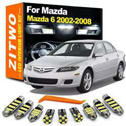 Kit 17 bombillas LED interior ZITWO – Mazda 6 GY GG 2002-2008
