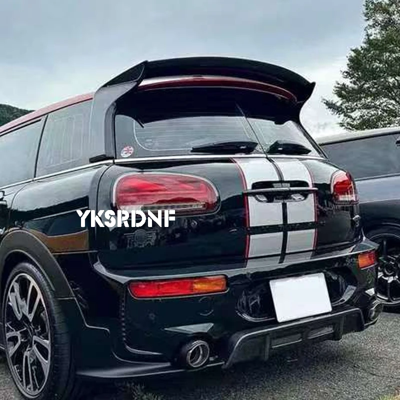 Para BMW MINI F54 CLUBMAN COOPER S JCW AG estilo alerón de fibra de carbono Real alerón de fibra de carbono forjado alerón negro brillante - imagen 2