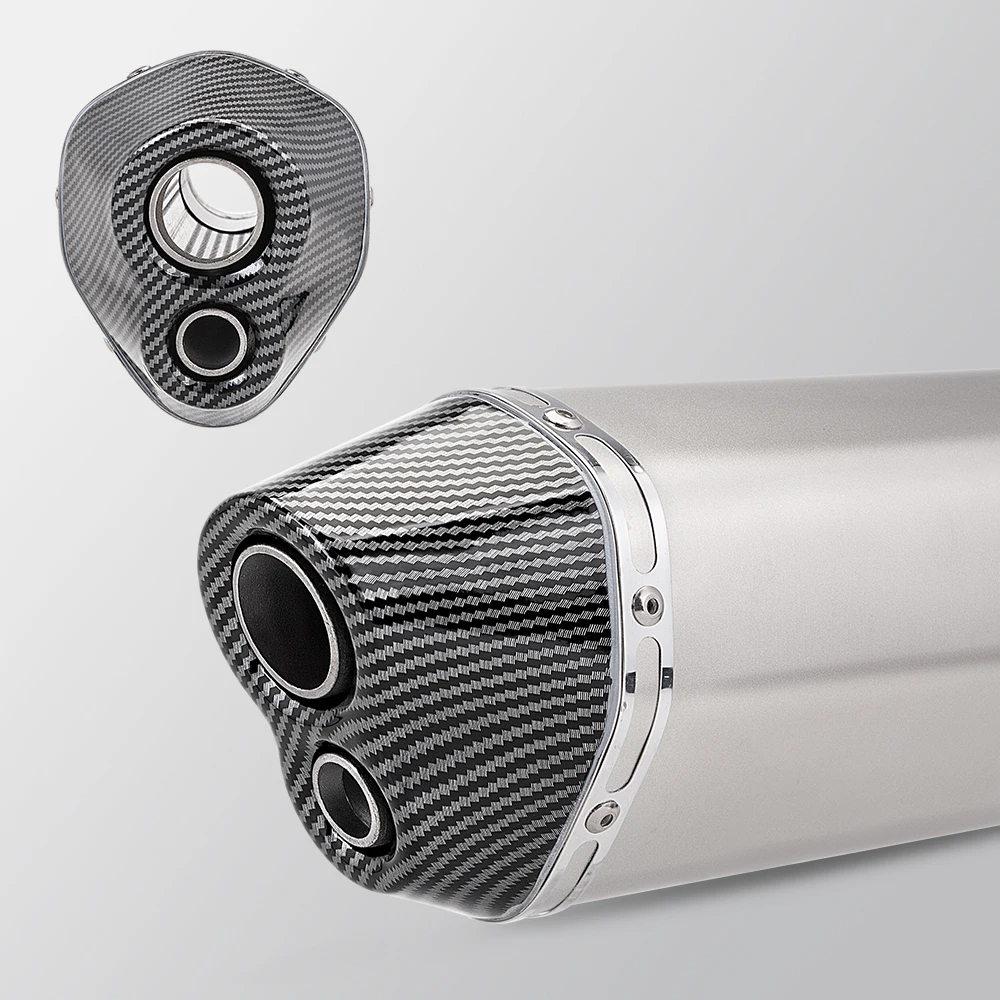 Sistema de escape para motocicleta compatible con MT-07, FZ-07 y XSR700
