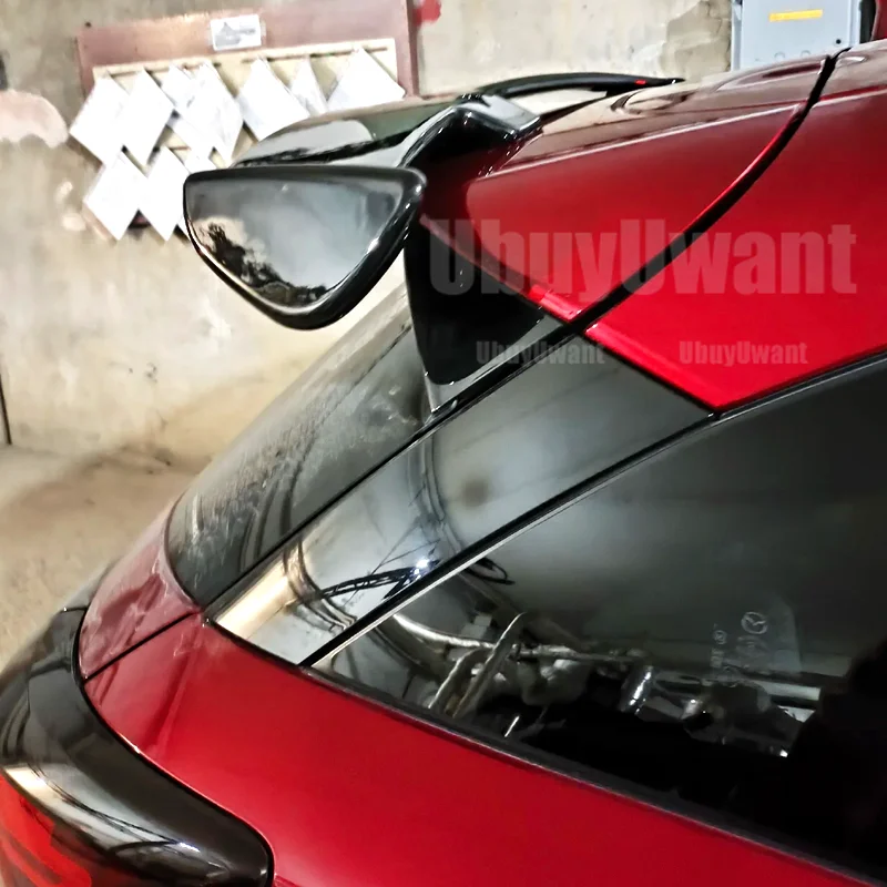 Alerón trasero Mazda CX-3 2014-2018 ABS aspecto fibra carbono - imagen 3