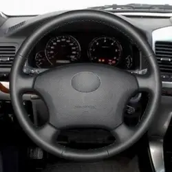 Cubierta de volante de cuero para Toyota Land Cruiser y Lexus GX470