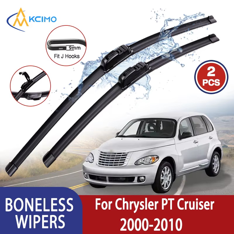 Kcimo Escobillas limpiaparabrisas sin marco para Chrysler PT Cruiser