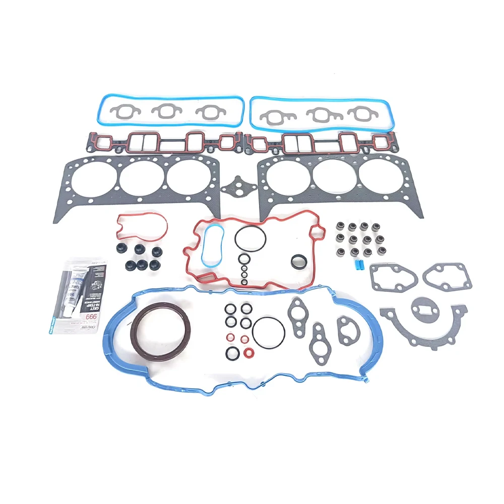 Juego de juntas de culata completa de piezas de motor compatibles con 4,3 L T para Chevrolet Astro Blazer S10 Oldsmobile Isuzu GMC Savana 4.3L V6 OHV 1996-2006 - imagen 2