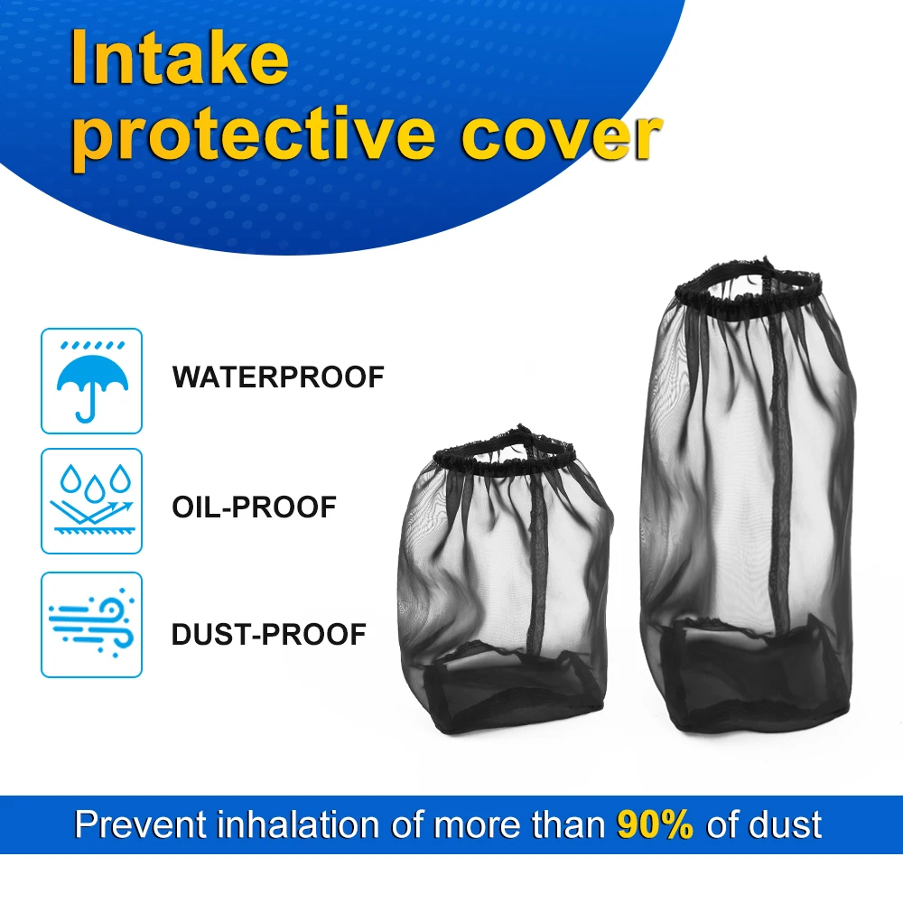Tapa protectora filtro aire intake alto flujo universal