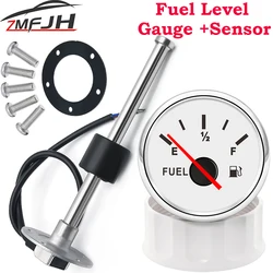 Indicador de nivel de combustible y aceite 52 mm para coche y barco