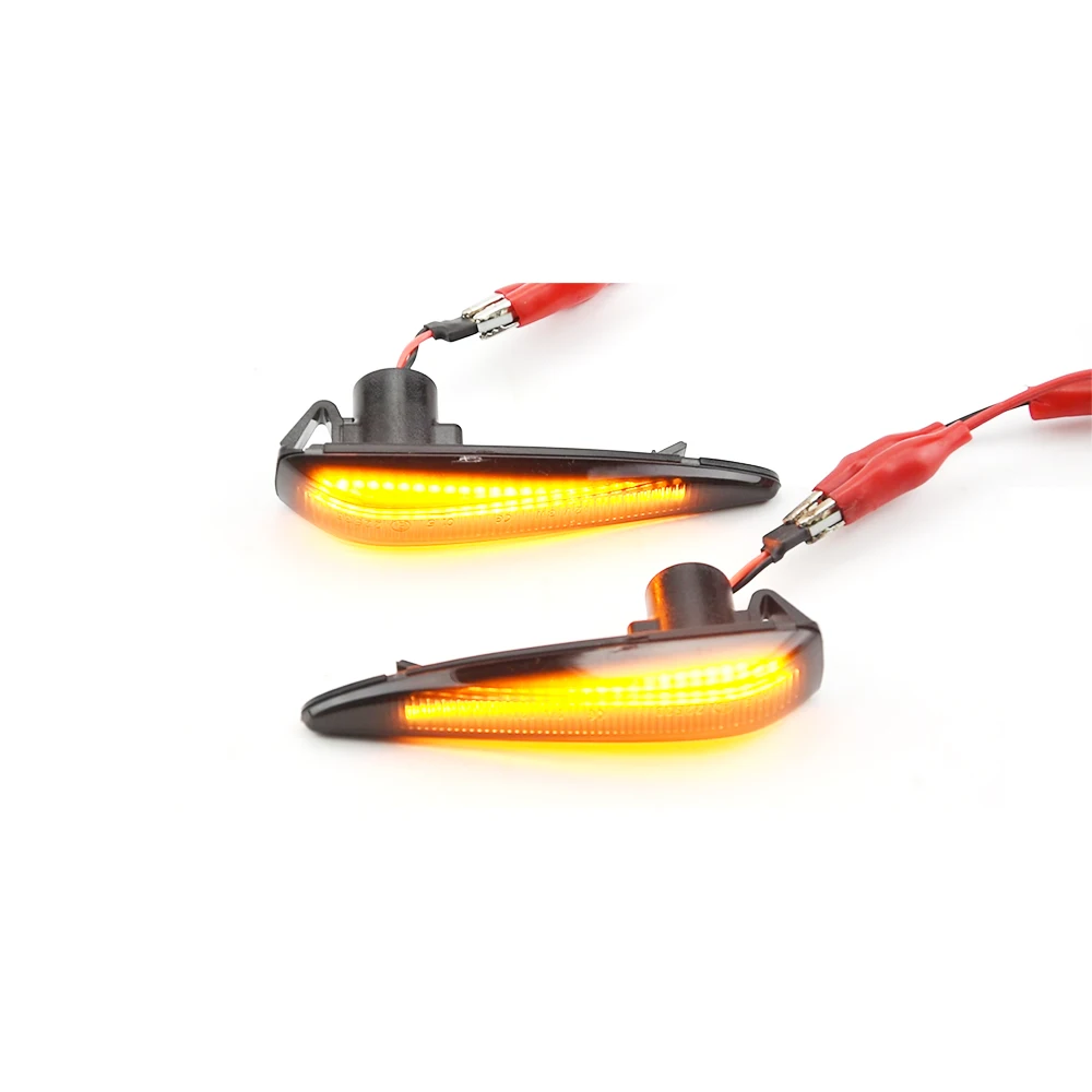 Detalle del conjunto de luces de posición lateral LED